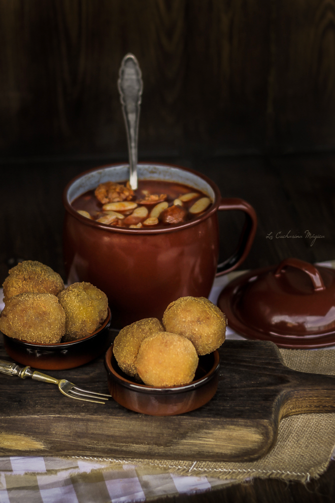 Croquetas de compango de fabada asturiana | La Cucharina Mágica